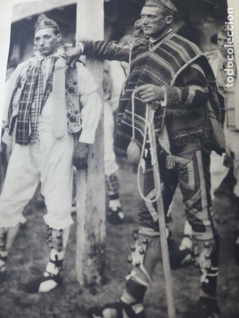 Collezionismo: OCHAGAVIA NAVARRA DANZANTES ANTIGUA LAMINA HUECOGRABADO A&Ntilde;OS 40