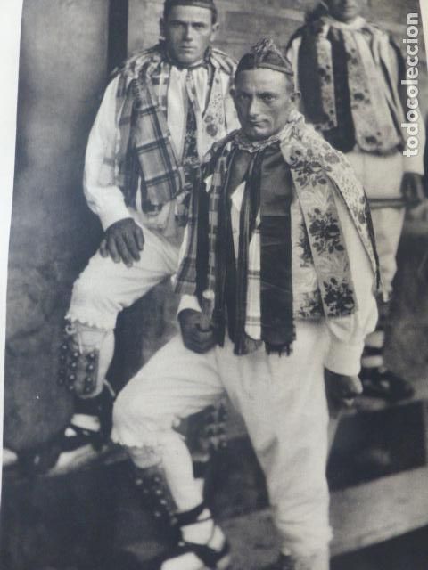 Sammelleidenschaft Papier: OCHAGAVIA NAVARRA DANZANTES ANTIGUA LAMINA HUECOGRABADO A&Ntilde;OS 40