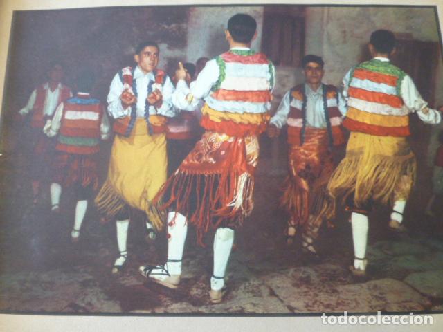 Sammelleidenschaft Papier: ANGUIANO LA RIOJA DANZANTES ANTIGUA LAMINA HUECOGRABADO A&Ntilde;OS 40