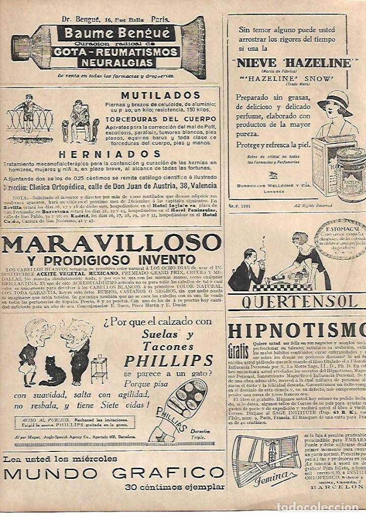 Coleccionismo: A&Ntilde;O 1924 RECORTE PRENSA PUBLICIDAD CALZADO SUELAS Y TACONES PHILLIPS DURACION TRIPLE
