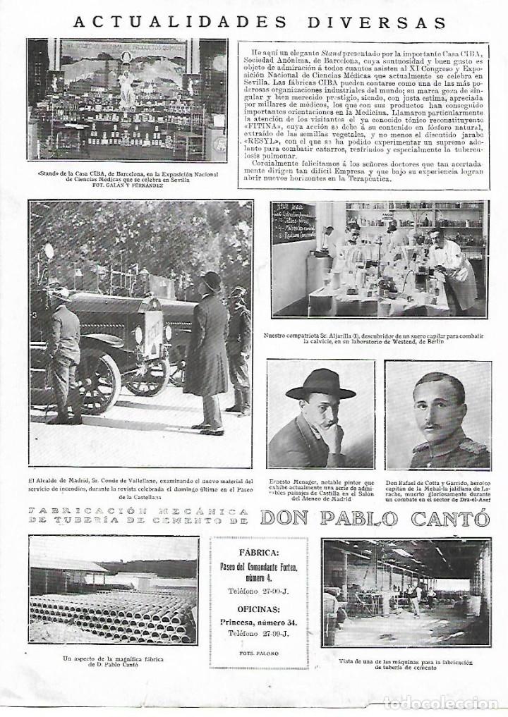 Collecting paper: A&Ntilde;O 1924 RECORTE PRENSA PUBLICIDAD FABRICA TUBERIA DE CEMENTOS PABLO CANTO