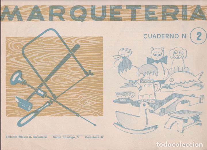 Sammelleidenschaft Papier: CUADERNO DE MARQUETERIA &ndash; A.SALVATELLA &ndash; CUADERNO N&ordm; 2 &ndash; 1960