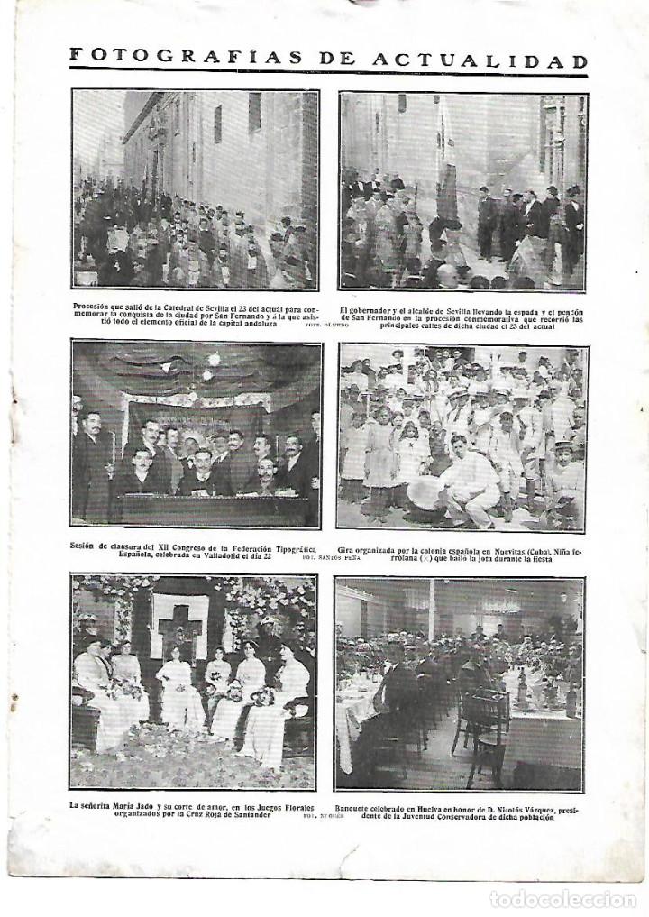 Colecionismo: A&Ntilde;O 1911 RECORTE PRENSA SEVILLA PROCESION CATEDRAL ESPADA PENDON DE SAN FERNANDO