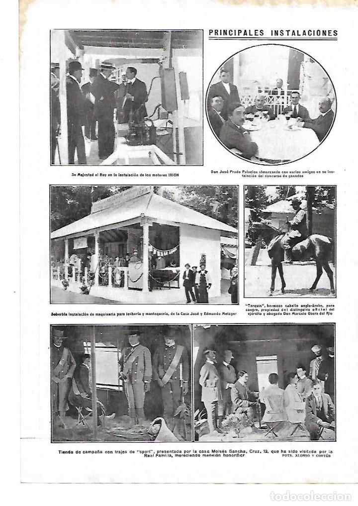 Colecionismo: A&Ntilde;O 1913 RECORTE PRENSA SANTANDER INSTALACION CASA MOISES SANCHA TRAJES MENCION HONORIFICA