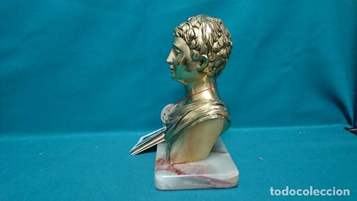 Coleccionismo: BUSTO DE MARCO ANTONIO EN BRONCE, ARTHISPER, MADE IN SPAIN - Foto 5