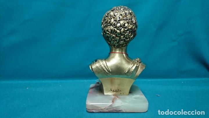 Coleccionismo: BUSTO DE MARCO ANTONIO EN BRONCE, ARTHISPER, MADE IN SPAIN - Foto 6