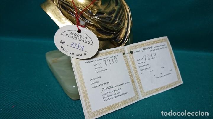 Coleccionismo: BUSTO DE MARCO ANTONIO EN BRONCE, ARTHISPER, MADE IN SPAIN - Foto 8