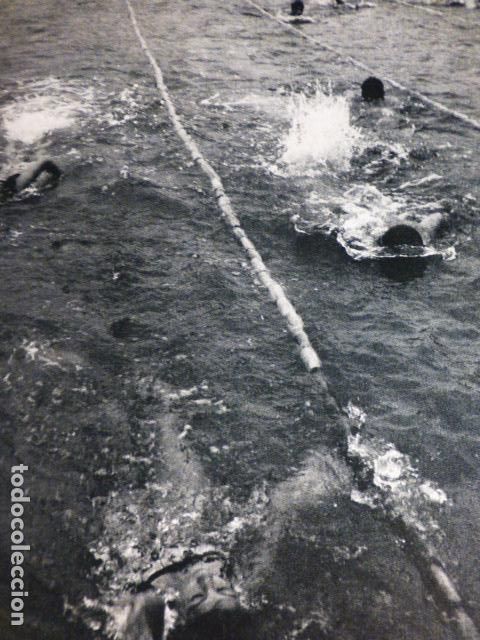 Collectionnisme: LAS PALMAS DE GRAN CANARIA PISCINA PARQUE DE DORAMAS ANTIGUA LAMINA HUECOGRABADO