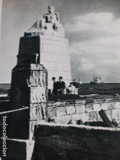 Collezionismo: LAS PALMAS DE GRAN CANARIA MONUMENTO A PEREZ GALDOS ANTIGUA LAMINA HUECOGRABADO