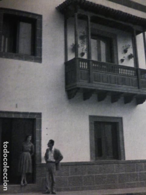 Collezionismo: LAS PALMAS DE GRAN CANARIA CASA EN LA PLAZA DE SANTO DOMINGO ANTIGUA LAMINA HUECOGRABADO