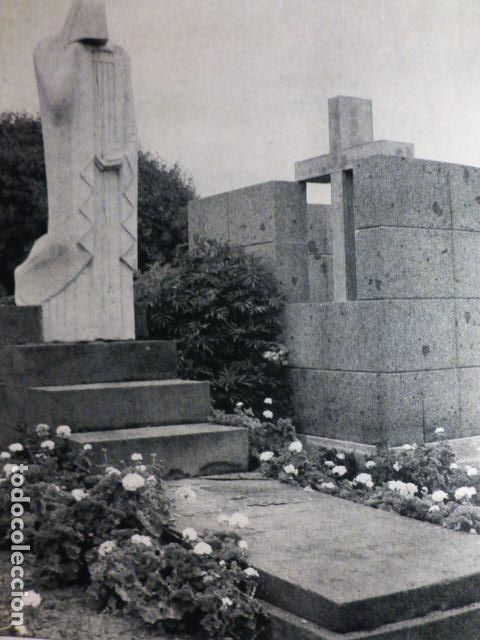 Collezionismo: LAS PALMAS DE GRAN CANARIA TUMBA DE TOMAS MORALES ANTIGUA LAMINA HUECOGRABADO