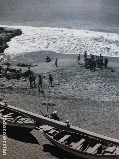 Collezionismo: PLAYA SARDINA GALDAR GRAN CANARIA ANTIGUA LAMINA HUECOGRABADO