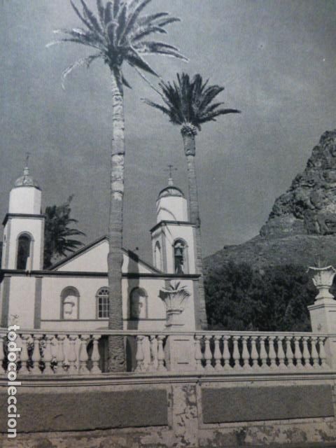 Coleccionismo: AGAETE GRAN CANARIA ANTIGUA LAMINA HUECOGRABADO