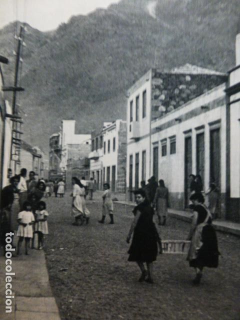 Collecting paper: ALDEA DE SAN NICOLAS GRAN CANARIA ANTIGUA LAMINA HUECOGRABADO