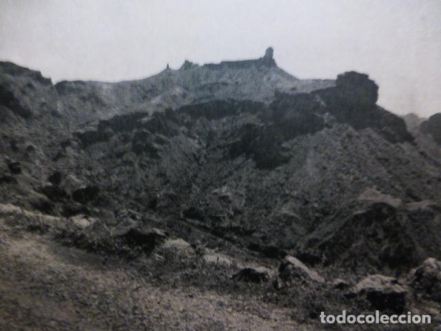 Collezionismo: ROQUE NUBLO GRAN CANARIA ANTIGUA LAMINA HUECOGRABADO