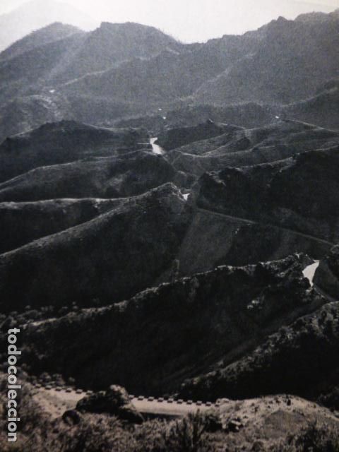 Collezionismo: VALLE DE AYACATA GRAN CANARIA ANTIGUA LAMINA HUECOGRABADO