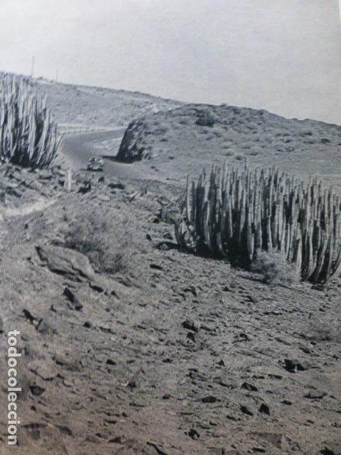 Collecting paper: PAISAJE DEL SUR GRAN CANARIA ANTIGUA LAMINA HUECOGRABADO