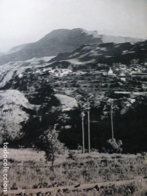 Colecionismo: SAN BARTOLOME DE TIRAJANA GRAN CANARIA ANTIGUA LAMINA HUECOGRABADO
