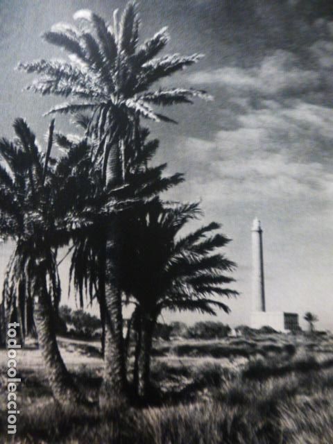 Collecting paper: MASPALOMAS GRAN CANARIA ANTIGUA LAMINA HUECOGRABADO