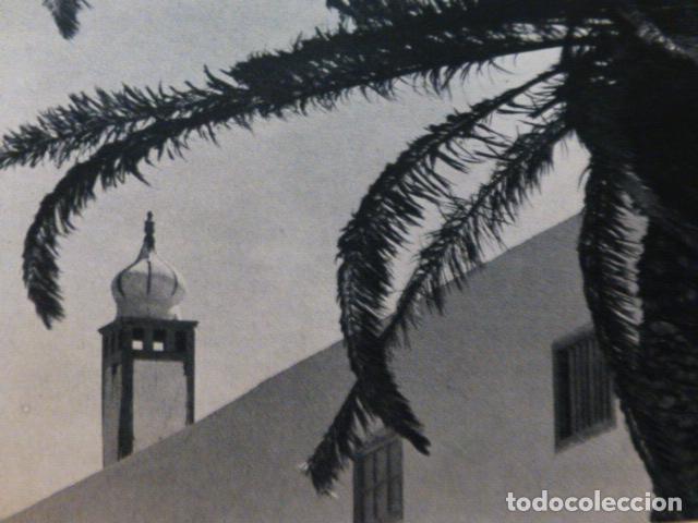 Collezionismo: LOS ERANENADOS LANZAROTE ANTIGUA LAMINA HUECOGRABADO