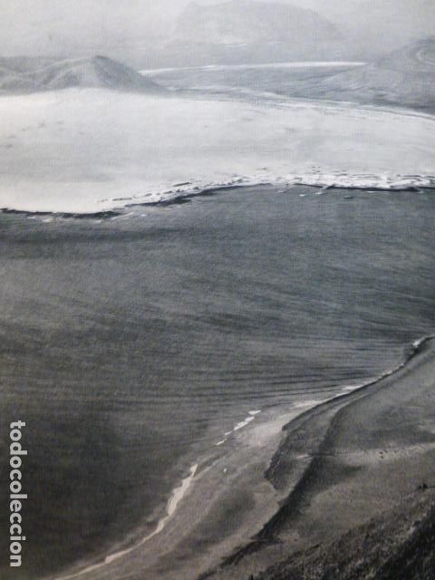 Collezionismo: LA GRACIOSA Y MONTA&Ntilde;A CLARA LANZAROTE ANTIGUA LAMINA HUECOGRABADO
