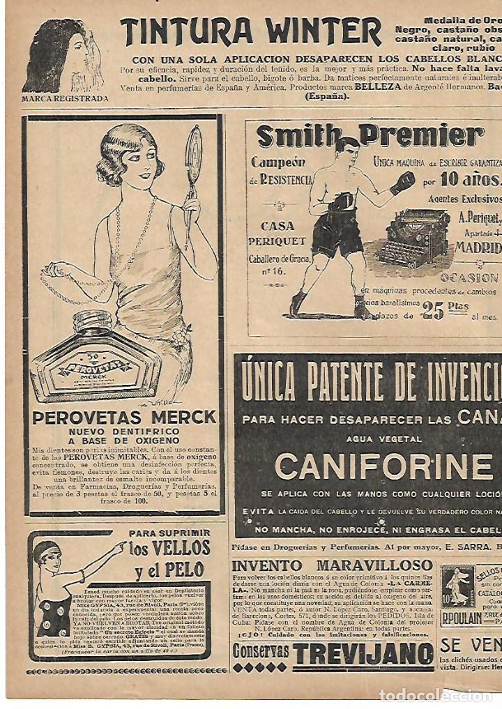 Coleccionismo: A&Ntilde;O 1924 RECORTE PRENSA PUBLICIDAD PEROVETAS MERCK DENTIFRICO A BASE DE OXIGENO