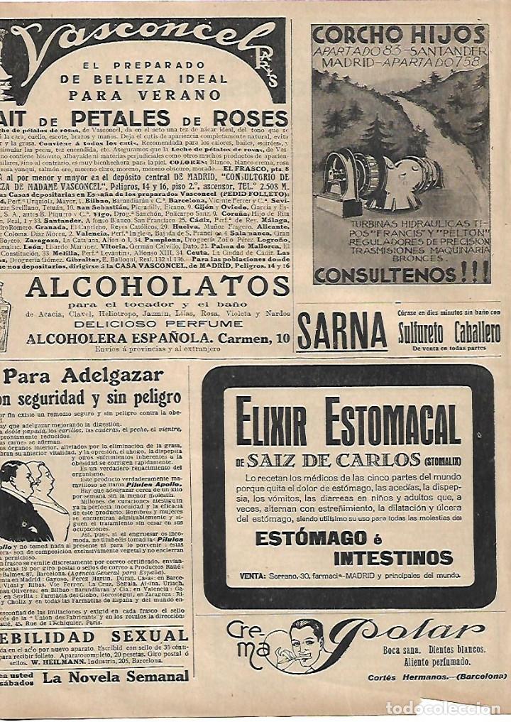 Coleccionismo: A&Ntilde;O 1924 RECORTE PRENSA PUBLICIDAD CORCHO HIJOS TURBINAS HIDRAULICAS TIPO FRANCIS PELTON