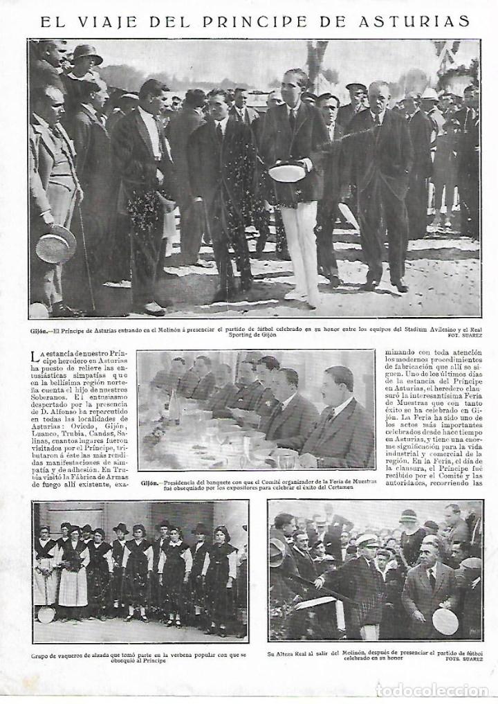 Collectionnisme: A&Ntilde;O 1924 VISITA PRINCIPE DE ASTURIAS A OVIEDO AVILES TRUBIA FERIA DE MUESTRAS DE GIJON