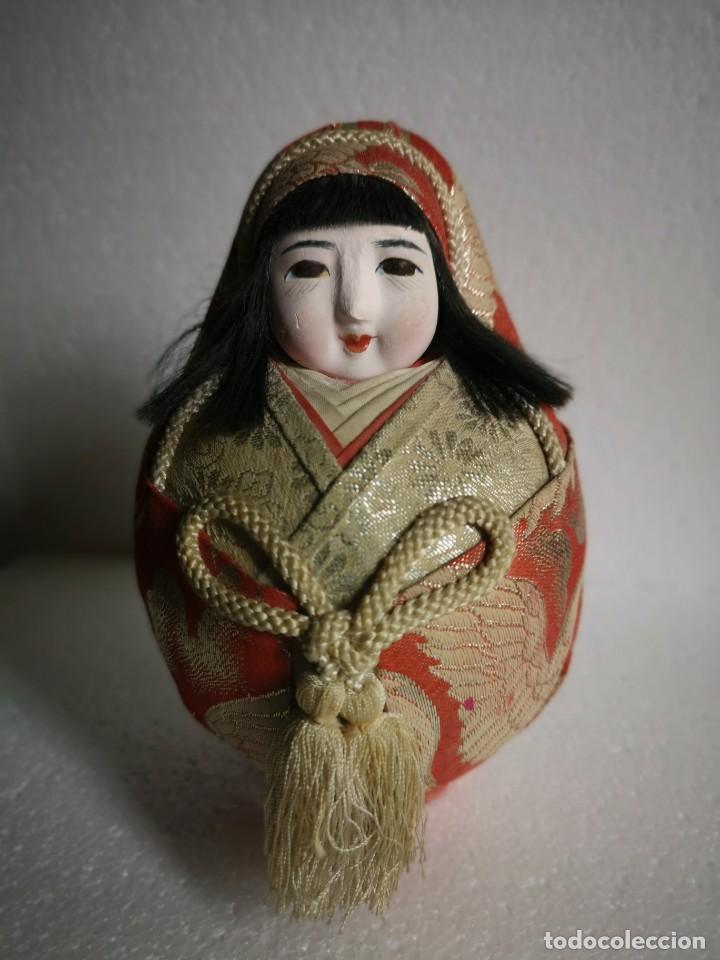 Coleccionismo: PRINCESA DARUMA AMULETO JAPONES DE LA SUERTE