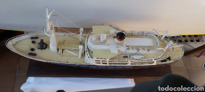 Coleccionismo: MAQUETA BARCO PASAJE ANTIGUA - Foto 3