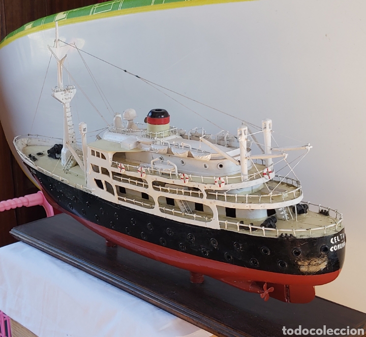 Coleccionismo: MAQUETA BARCO PASAJE ANTIGUA - Foto 4