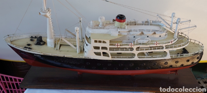Coleccionismo: MAQUETA BARCO PASAJE ANTIGUA - Foto 2