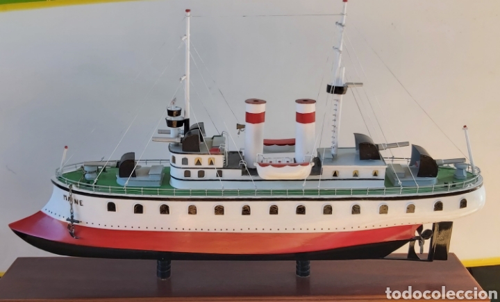 Coleccionismo: MAQUETA BARCO PASAJE ANTIGUA - Foto 2