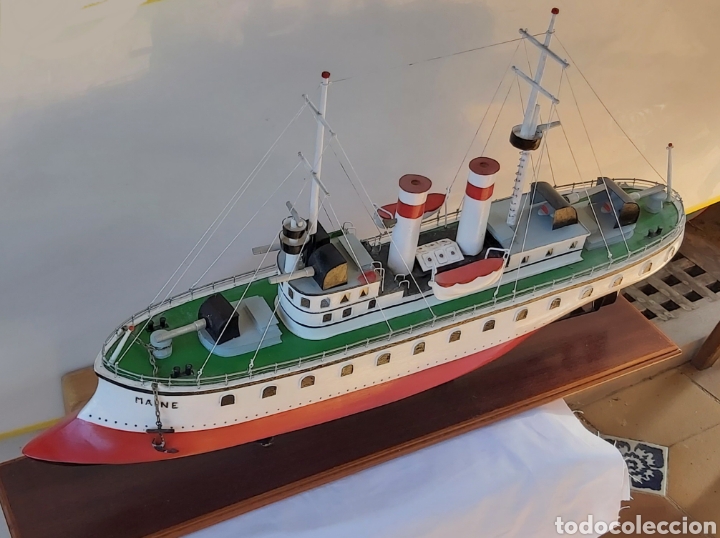 Coleccionismo: MAQUETA BARCO PASAJE ANTIGUA - Foto 6