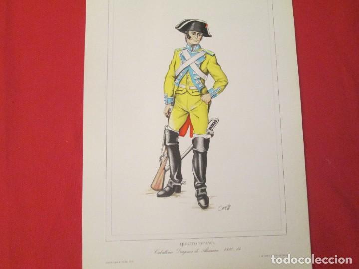 Collecting paper: EJERCITO ESPA&Ntilde;OL CABALLERIA DRAGONES DE ALMANSA 1810-1814