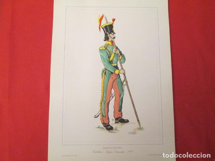 Collecting paper: EJERCITO ESPA&Ntilde;OL CABALLERIA LEGION EXTREME&Ntilde;A 1810