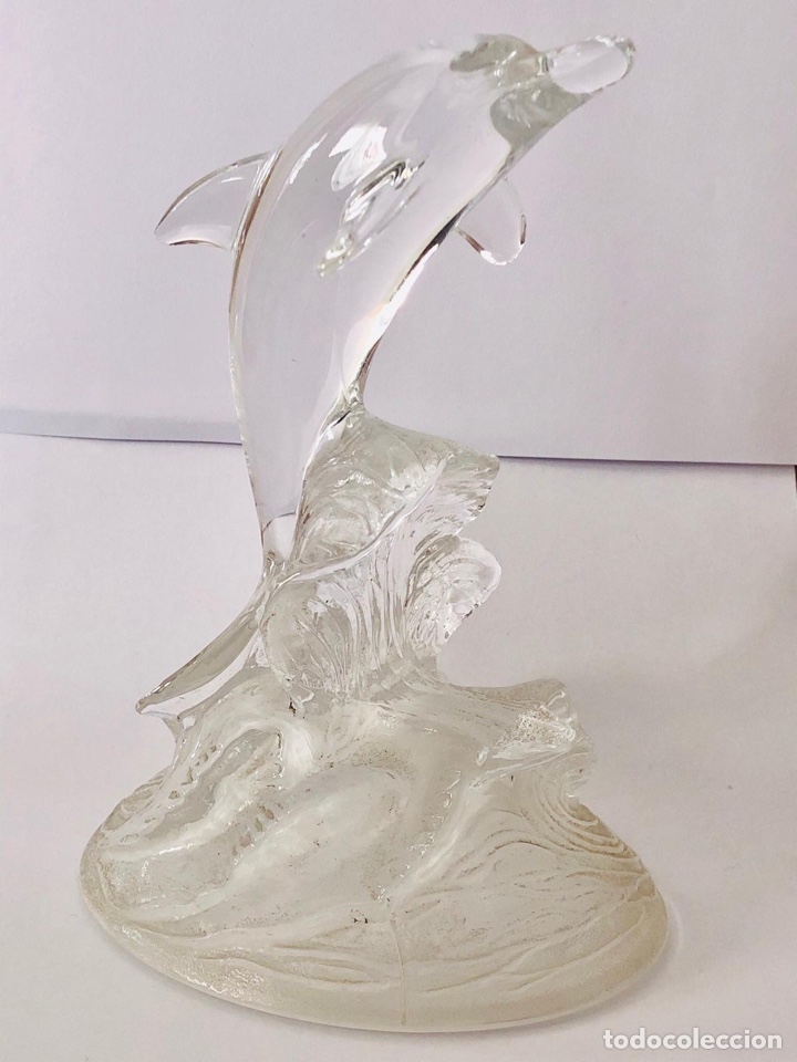 Coleccionismo: Delfin Cristal D&rsquo;Arques Francia - Foto 1