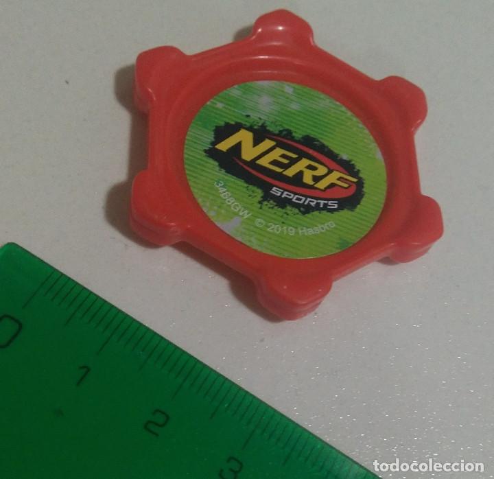 Coleccionismo: Nerf Kelloggs 2019 disco Kellogg kellog pROMOCIONAL rojo verde Hasbro disc