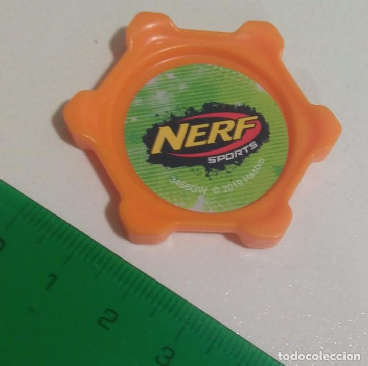 Coleccionismo: Nerf Kelloggs 2019 disco Kellogg kellog pROMOCIONAL naranja verde Hasbro disc