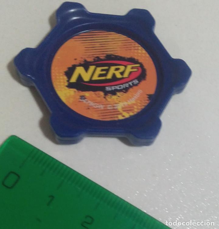 Coleccionismo: Nerf Kelloggs 2019 disco Kellogg kellog pROMOCIONAL naranja azul Hasbro disc