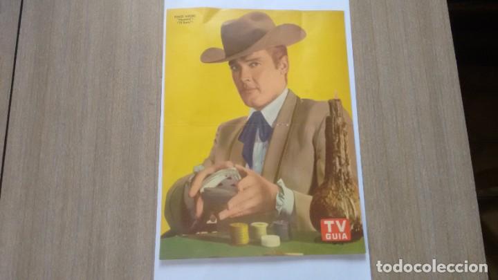 Coleccionismo: LAMINA TV GUIA - ROGER MOORE -