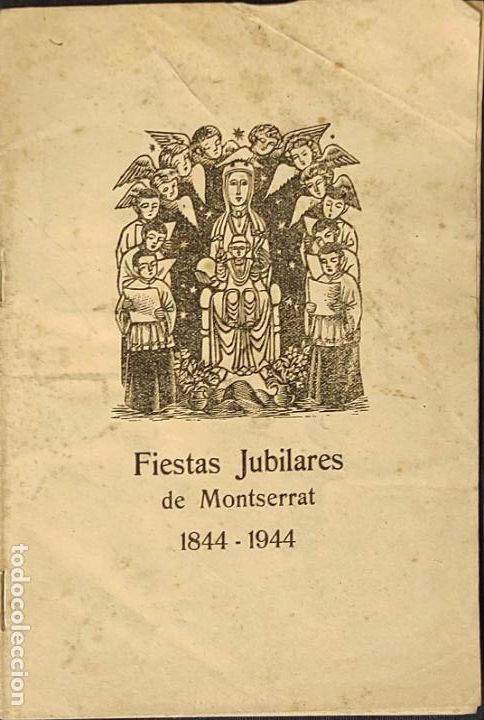 Coleccionismo: 1944 - FIESTAS JUBILARES DE MONTSERRAT -