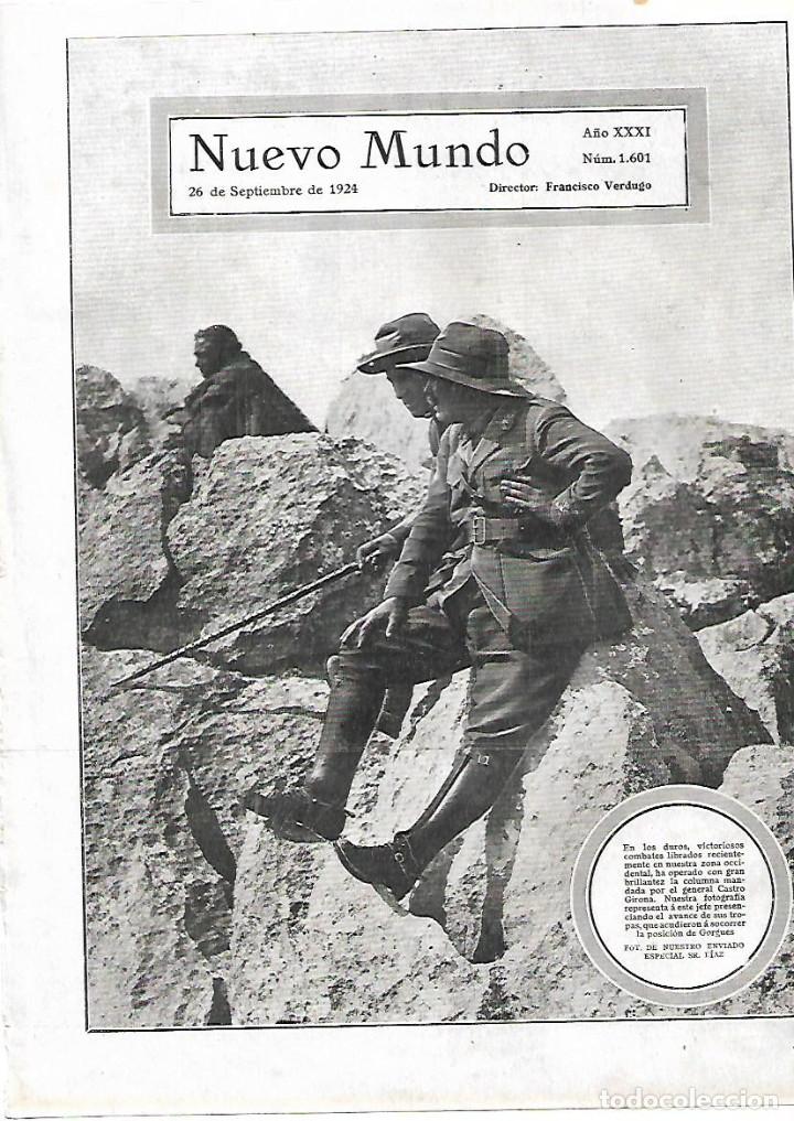 Sammelleidenschaft Papier: A&Ntilde;O 1924 RECORTE PRENSA GENERAL CASTRO GIRONA AVANCE TROPAS POSICION DE GORGUES GUERRA EJERCITO