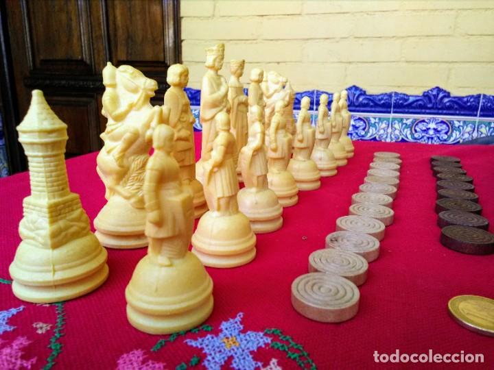 Coleccionismo: Fichas antiguas de ajedrez - Foto 8