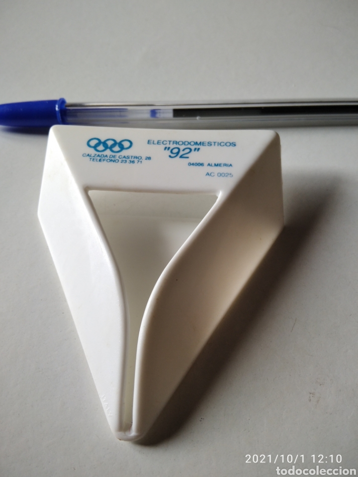 Coleccionismo: Electrodom&eacute;sticos 92 Almer&iacute;a distintivo maleta