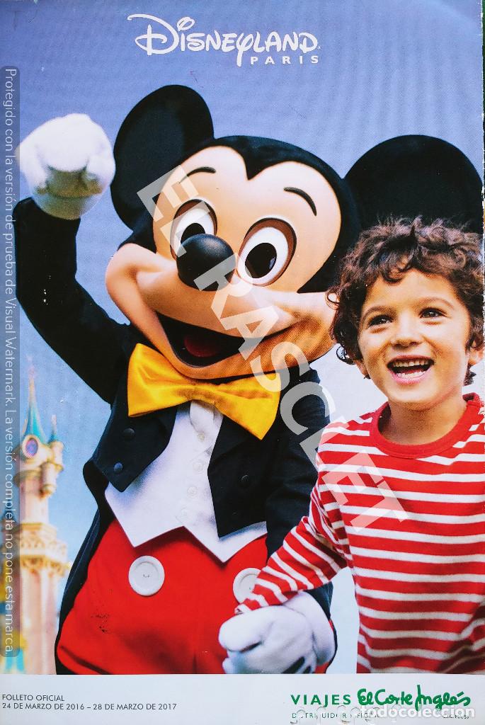 Collezionismo: ANTIG&Uuml;O CATALOGO PUBLICITARIO VIAJES EL CORTE INGL&Eacute;S 2017 - DISNEYLAND PARIS