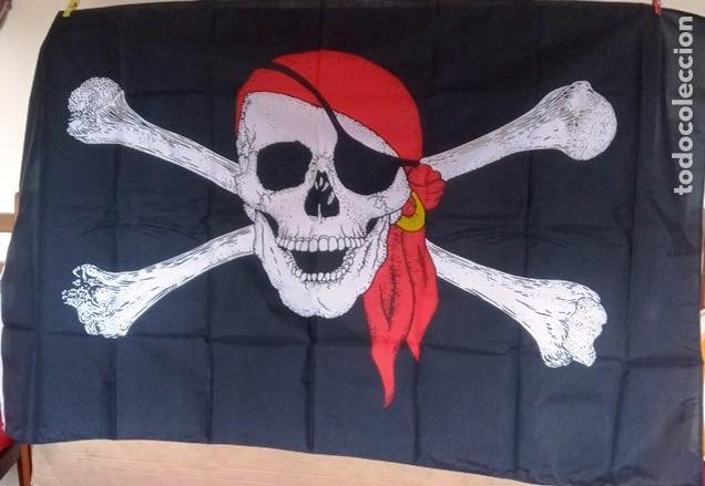 Comprar Bandera Pirata con pañuelo 