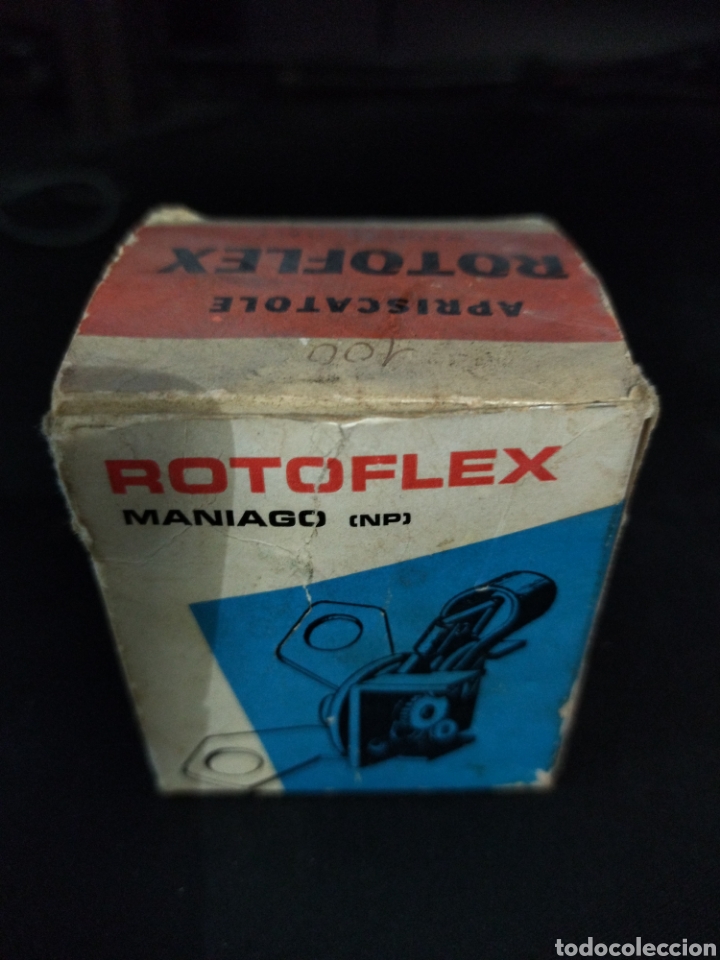 Coleccionismo: Abrelatas vintage Rotoflex made on Italy caja original
