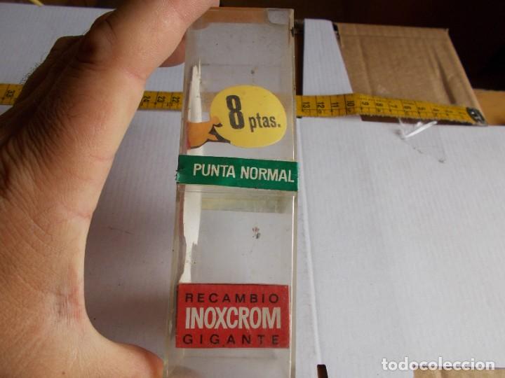Coleccionismo: EXPOSITOR RECAMBIO INOXCROM GIGANTE 8 PTAS. A&Ntilde;OS 60 70 UNICO EN TC