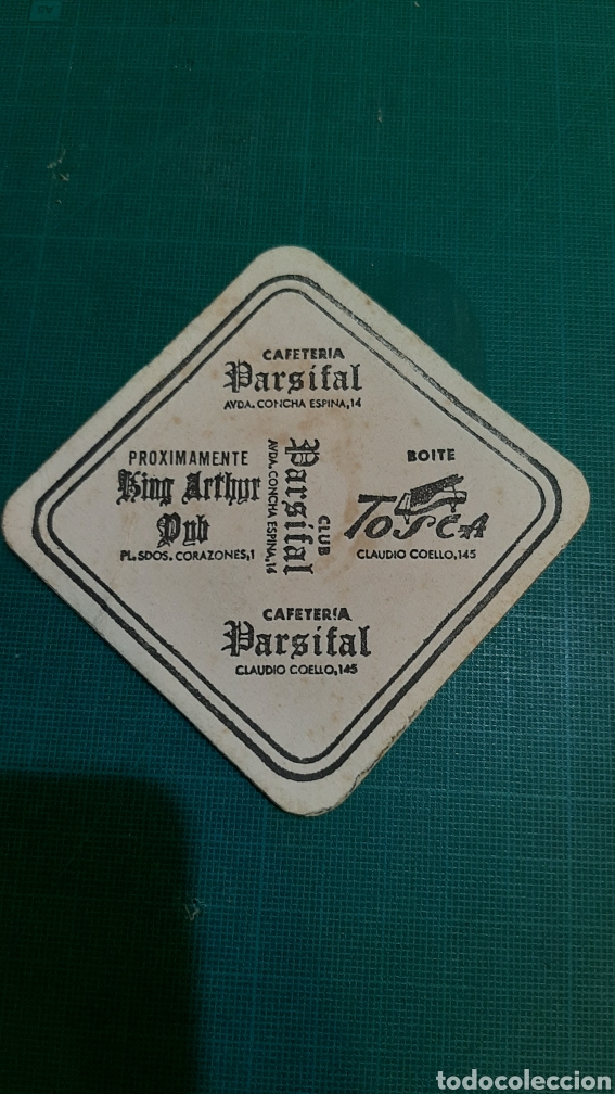 Sammeln: CLUB PERSIFAL CAFETER&Iacute;A BOITE BOITE POSAVASOS VINTAGE